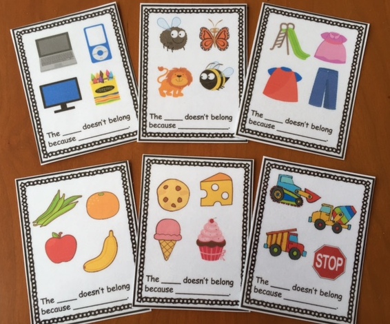 What Doesn’t Belong Cards | The Elementary Helper